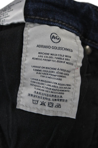 AG Adriano Goldschmied Women Skinny Ankle Jeans Dark Blue Low Rise Size 26