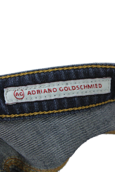AG Adriano Goldschmied Women Dark Blue Skinny Jeans Low Rise 30 Inseam Size 26
