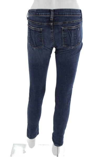 Rag & Bone Jean Womens Ankle Skinny Dark Blue Jeans Size 26