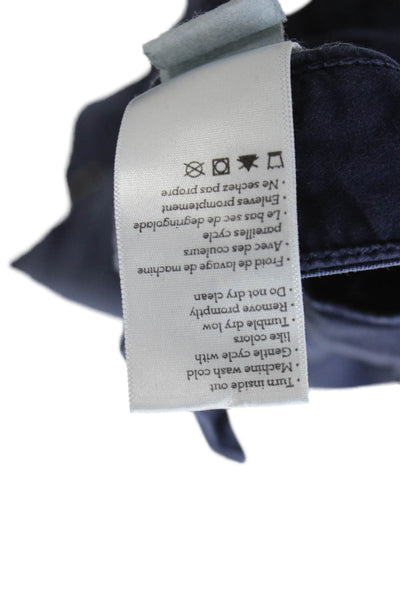 Paige Women Skinny Ankle Jeans Dark Blue Low Rise Designer Size 26
