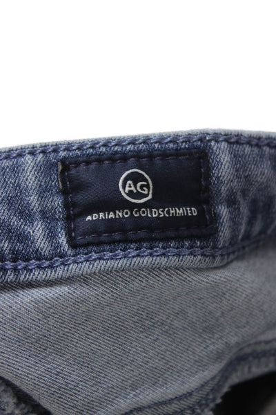 Adriano Goldschmied Women Ankle Skinny Jeans Gray Low Rise Size 26