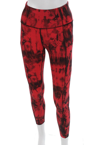 Lululemon Womens Red Ankle Leggings Size 4