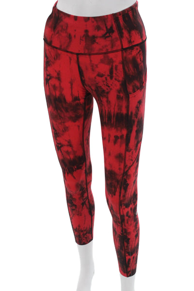 Lululemon Womens Red Ankle Leggings Size 4
