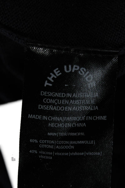 The Upside Women Sweatpants Dark Blue Size 4