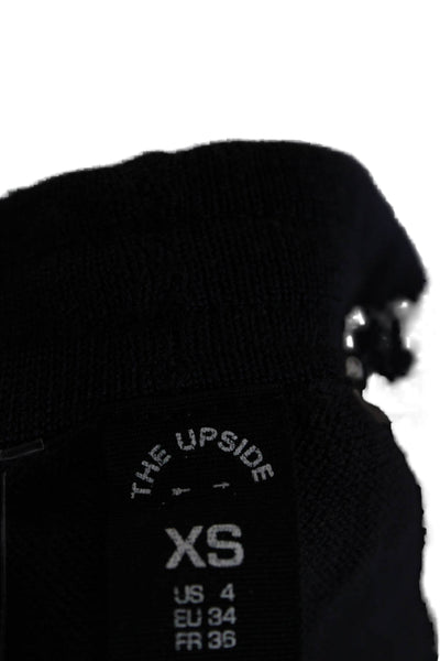The Upside Women Sweatpants Dark Blue Size 4