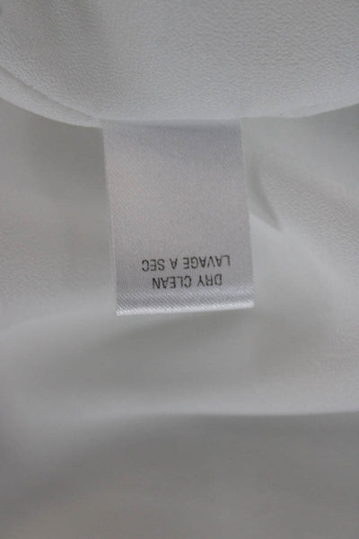 Mark & James by Badgley Mischka Women Sheath Mini Dress White Sleeveless Size 4