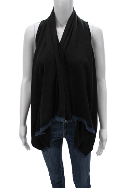Beulah Womens Black Bohemian Tank Sleeveless 96% Cotton 4% Spandex Size S