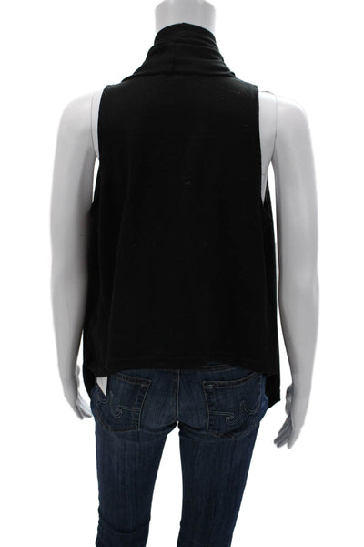Beulah Womens Black Bohemian Tank Sleeveless 96% Cotton 4% Spandex Size S