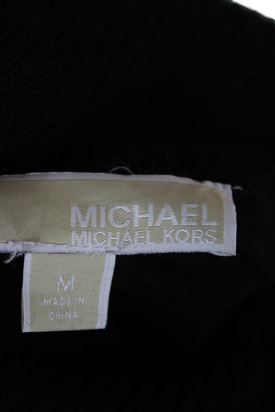Michael Michael Kors Women Pullover Turtleneck Sweater Black Size M