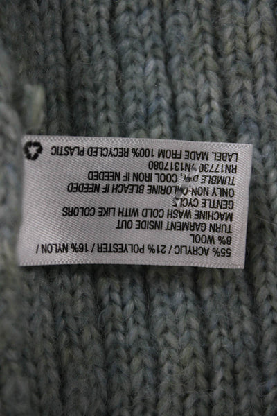 A New Day Womens Cardigan Gray V Neck Tie Long Sleeve Size S