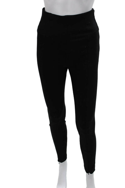 Good American Women Ankle Jeggings Black Zip Size 2