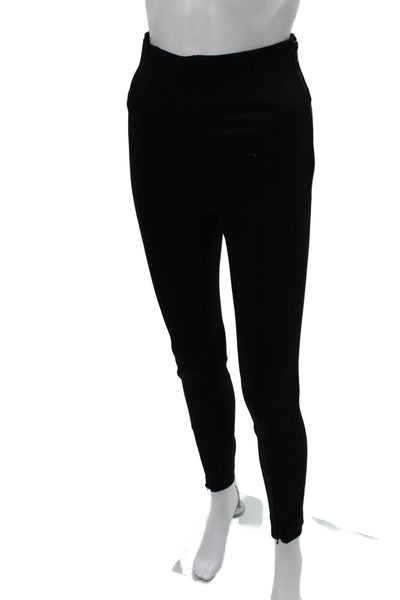 Good American Women Ankle Jeggings Black Zip Size 2