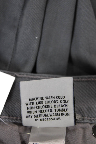 Hudson Womens Skinny Ankle Gray Jeans Button Size 26