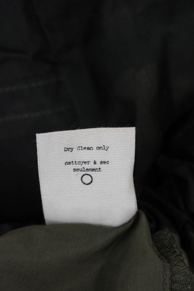 Rag & Bone Women Jogger Pants Green Camo Drawstring Size 28
