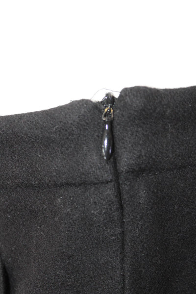 Susana Monaco Women Pleated Mini Skirt Black Size 6