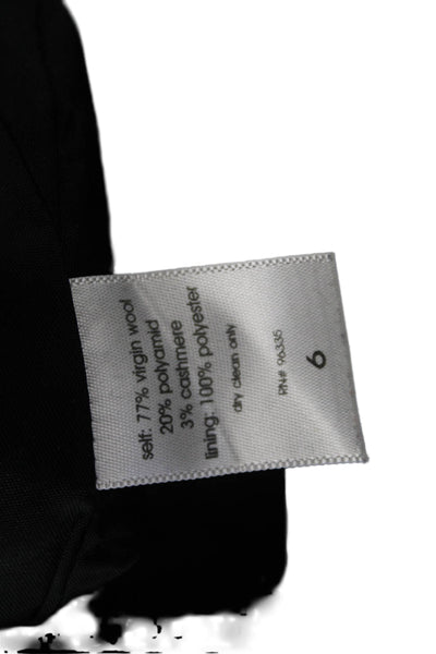 Susana Monaco Women Pleated Mini Skirt Black Size 6