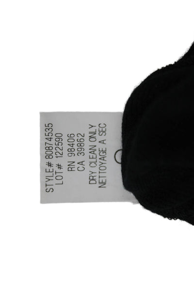 Theory Women Black Turtleneck Pullover Sweater Modal Wool Elastane Size M