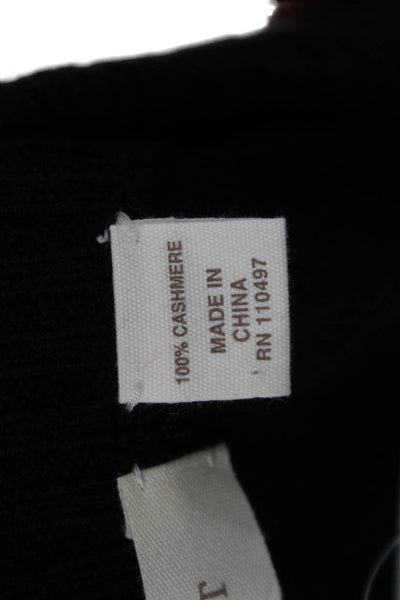 Inhabit Womens Cardigan Cashmere Black Button Square Neck Long Sleeve Size M