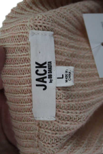 Jack by BB DAKOTA Womens Pullover Cashmere Sweater Beige Size M