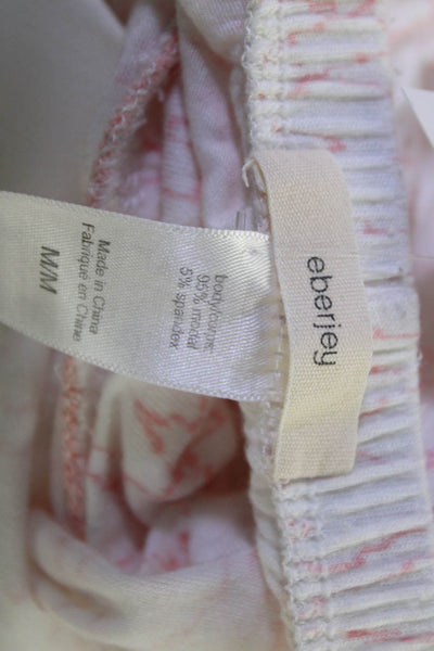 Eberjey Womens Bohemian White Modal Spandex Shorts Size M