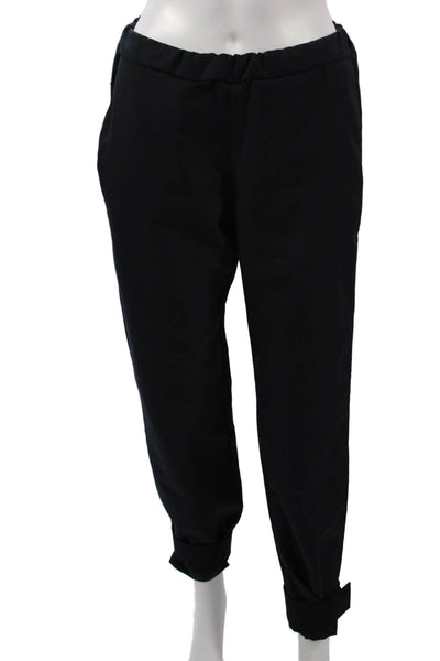Camo by Stefano Ughetti Womens Jogger Pants Black Polyester Blend Size S