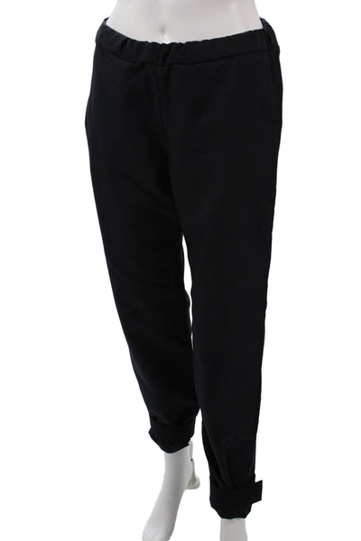Camo by Stefano Ughetti Womens Jogger Pants Black Polyester Blend Size S