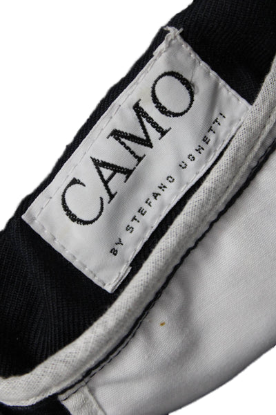 Camo by Stefano Ughetti Womens Jogger Pants Black Polyester Blend Size S