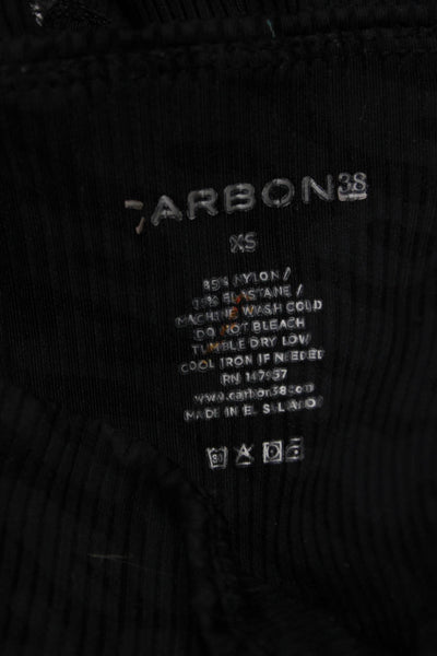 Carbon 38 Women Ankle Leggings Black Size XS
