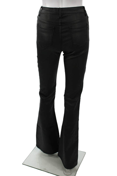 Edikted Womens Black Solid Button Pants 90s Fall Size S