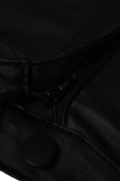 Edikted Womens Black Solid Button Pants 90s Fall Size S