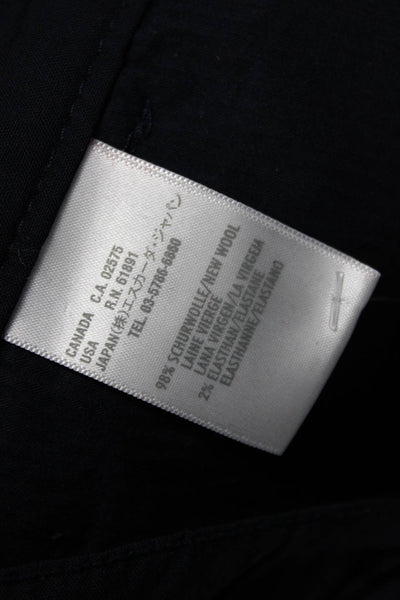 Escada Sport Women Dress Pants Black Wool Designer Size 42