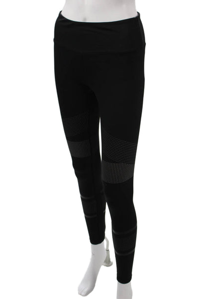 Lilybod Womens Ankle Jegging Black Geometric Sports Size M