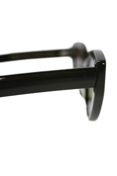 Jimmy Fairly Womens Two-Toned Cat Eye Sunglasses Olive Size 49-18 142mm