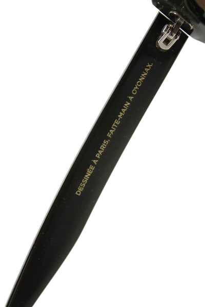 Jimmy Fairly Womens Two-Toned Cat Eye Sunglasses Olive Size 49-18 142mm