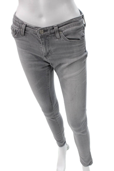 AG Women Gray Skinny Jeans Mid Rise Inseam 26 Size 26