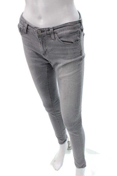 AG Women Gray Skinny Jeans Mid Rise Inseam 26 Size 26