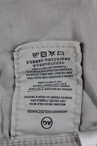 AG Womens Ankle Skinny Jeans Gray Mid-Rise Size 26
