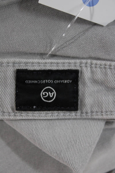 AG Womens Ankle Skinny Jeans Gray Mid-Rise Size 26