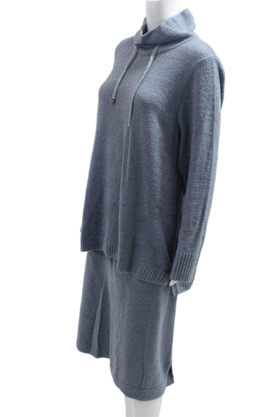 Isaac Mizrahi Women Pullover Sweater Gray Mock Neck Long Sleeve Size 1X