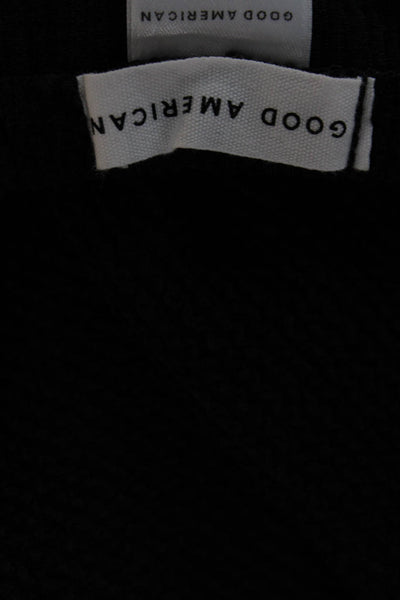 Good American Womens Mini Pencil Skirt Black Size 3
