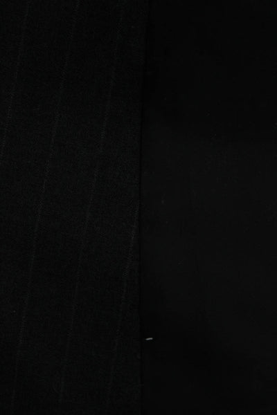 Pierre Balmain Mens Classic Dark Gray Wool Blend Suit Button Collared Size 44