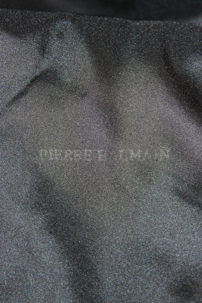 Pierre Balmain Mens Black 100% Wool Suit Jacket Button Collar Size 46