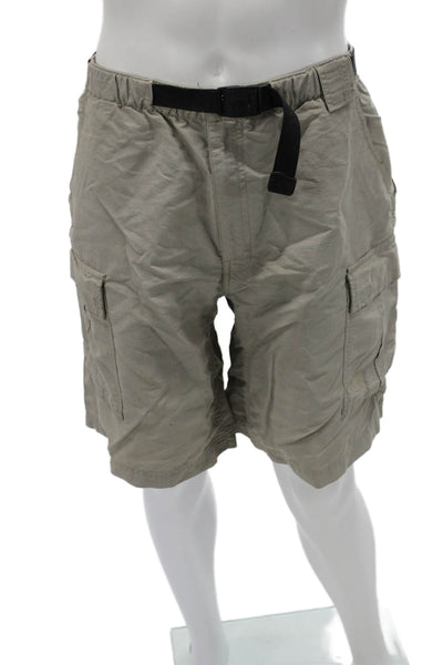 The North Face Mens Cargo Shorts Beige Nylon Army Size XL