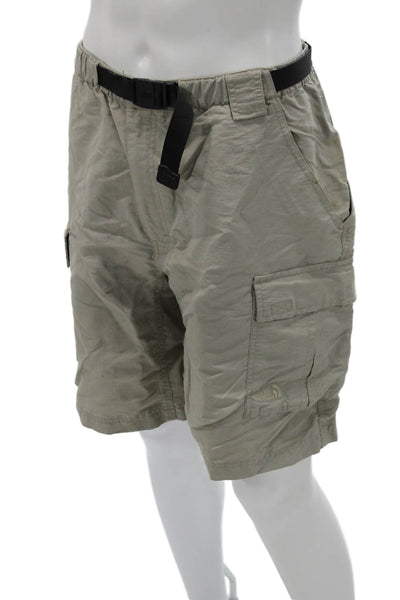 The North Face Mens Cargo Shorts Beige Nylon Army Size XL