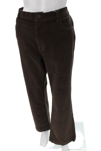 DL 1961 Women Brown 90s Cotton Stretch Pants Size 31