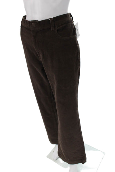 DL 1961 Women Brown 90s Cotton Stretch Pants Size 31