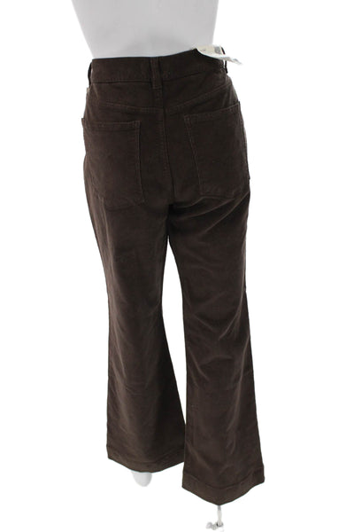 DL 1961 Women Brown 90s Cotton Stretch Pants Size 31