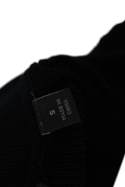 Boggi Mens Cotton Knit Collared Short Sleeve Polo Shirt Blue Size S