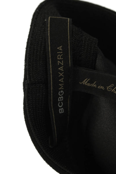 BCBGMAXAZRIA Women Straight Pencil Skirt Black Knee Length Size M