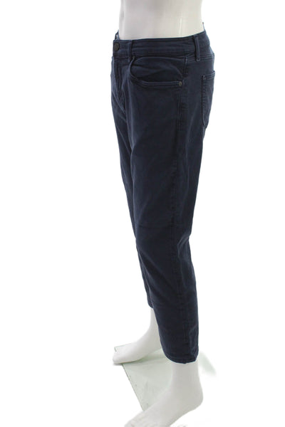 J Brand Mens Dark Blue Ankle Cropped Pants Size 32